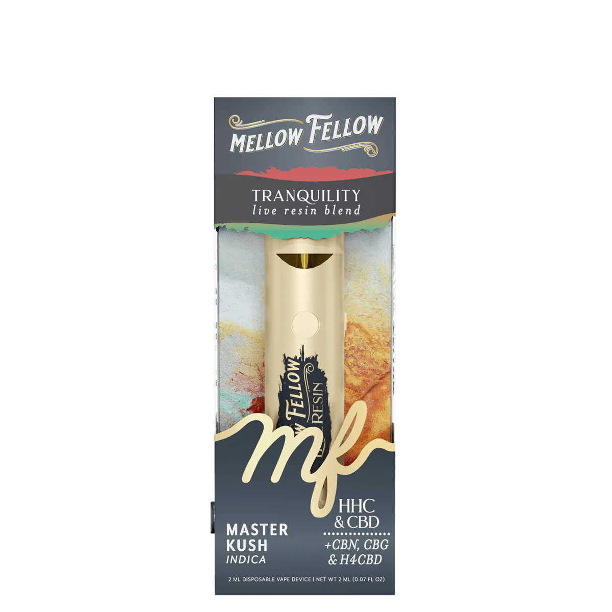 Tranquility Blend 2ml Live Resin Disposable Vape - Master Kush (Indica)