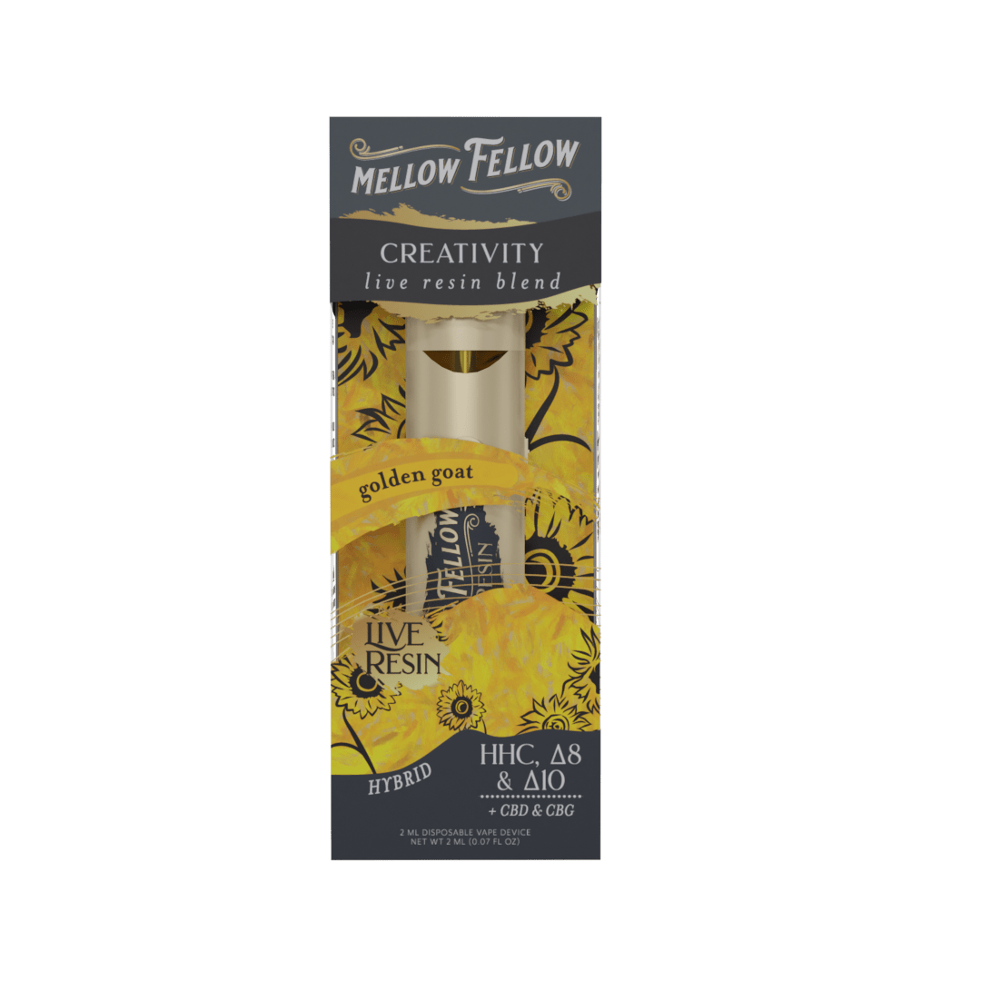 Creativity Blend 2ml Live Resin Disposable Vape - Golden Goat (Hybrid)