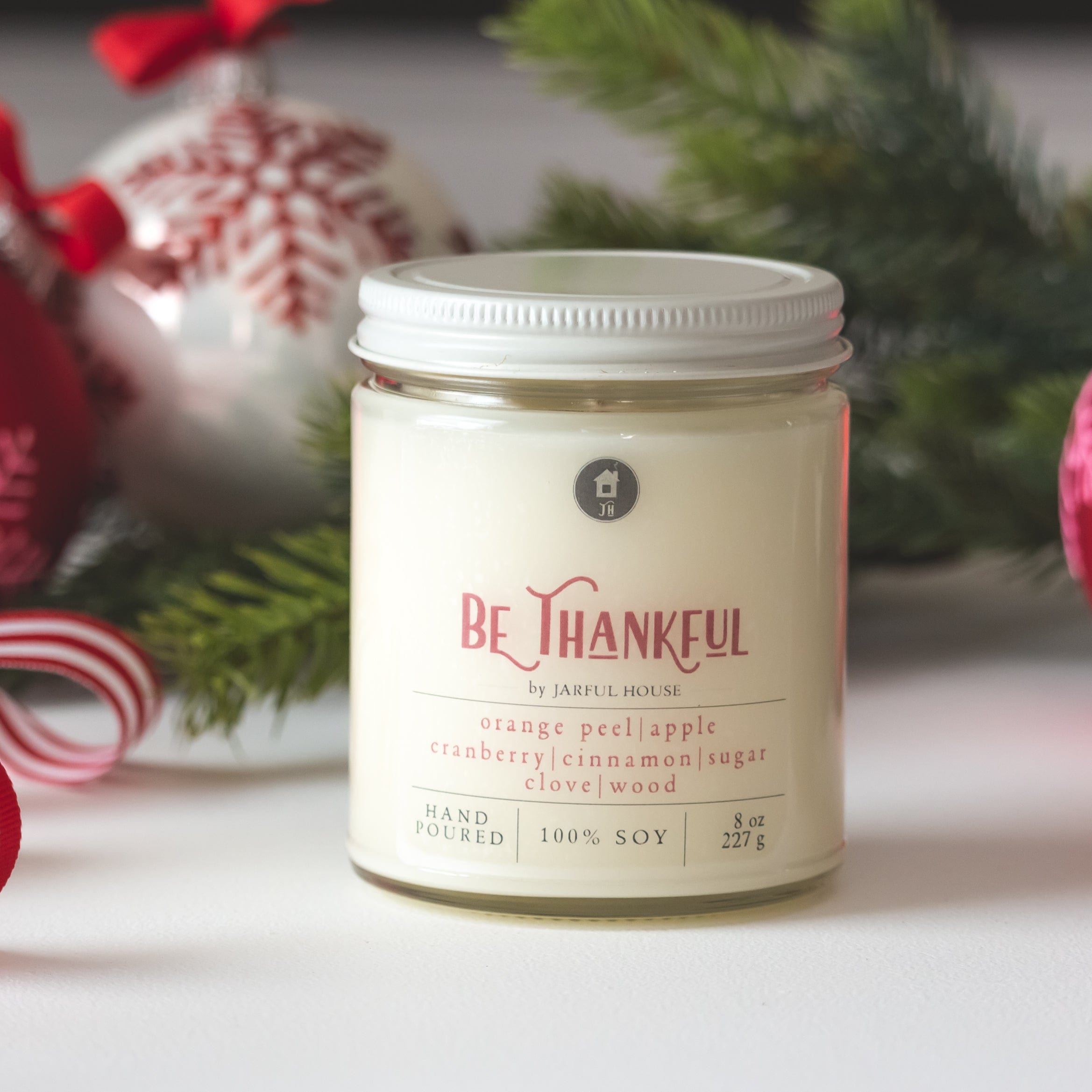 Fall Candle Be Thankful - 8 oz.