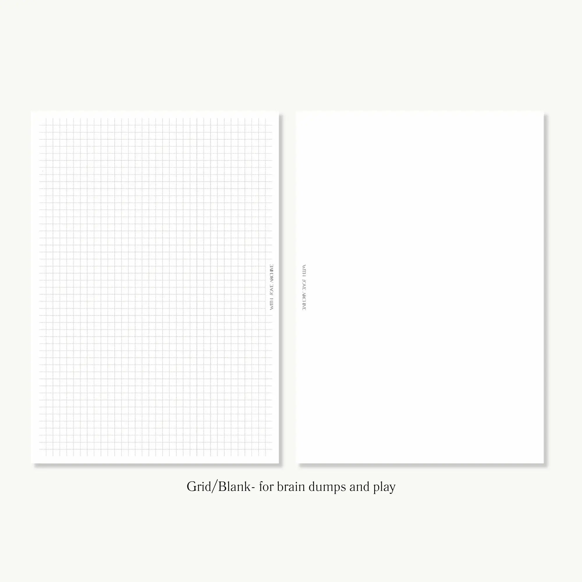 Base Inserts (Grid, Blank)