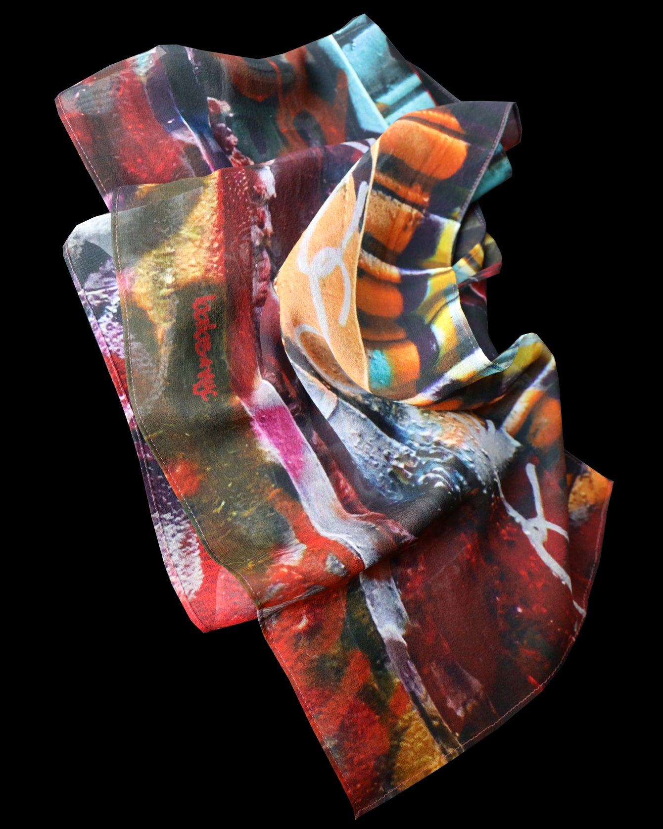 Babs Street Art Silk Scarf