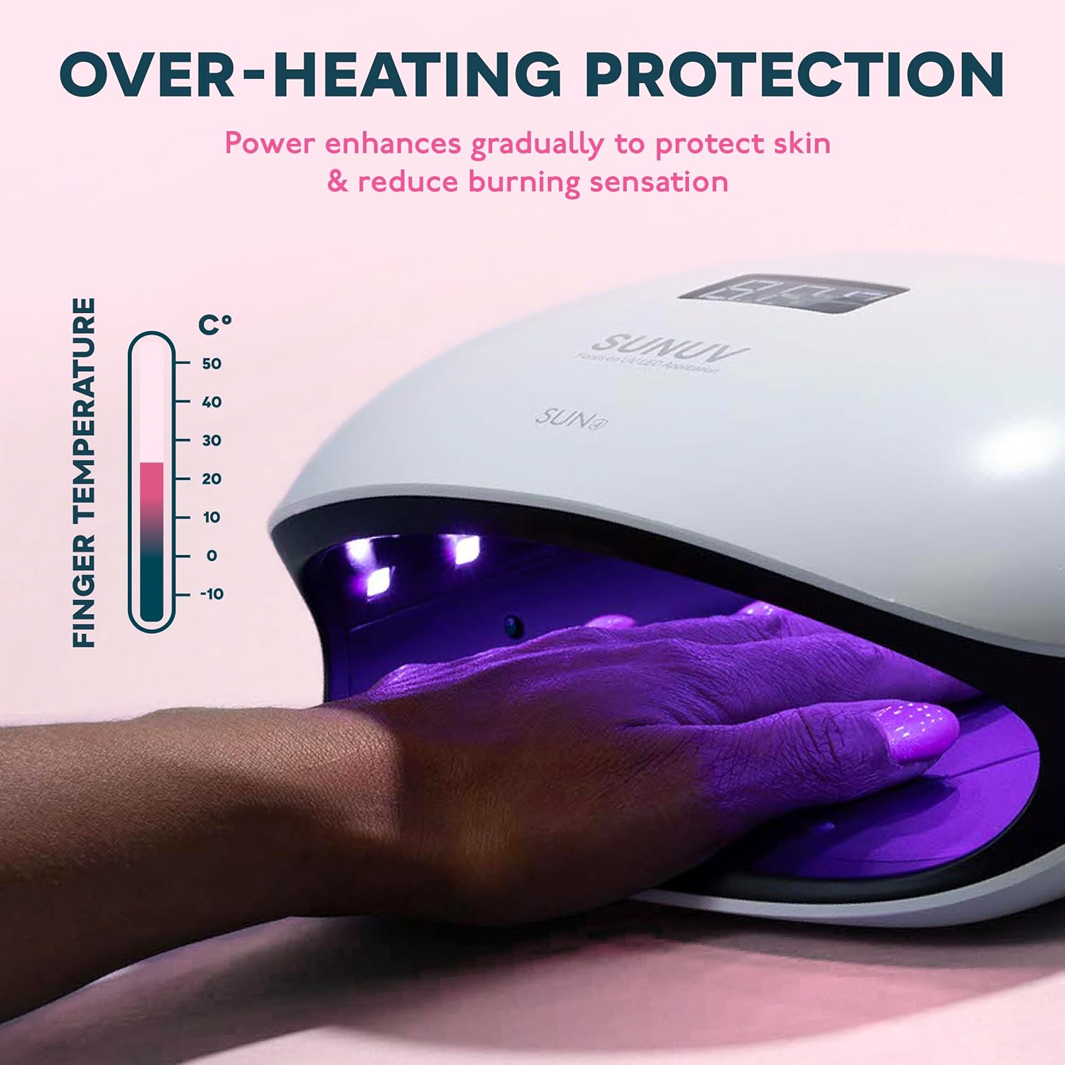 SUNUV UV LED Nail Lamp (36 LEDs with 4 Timer Settings)