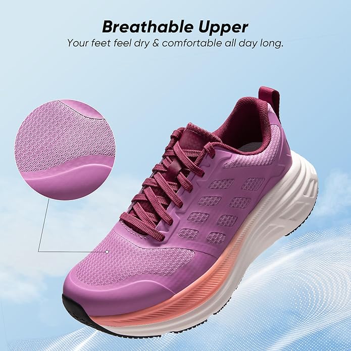 NORTIV 8 ActiveFloat Women's Breathable Athleisure Walking Sneakers