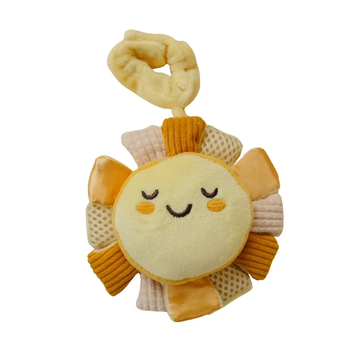 Sunny the Sensory Pal – Crinkle Toy & Plush Bag Charm