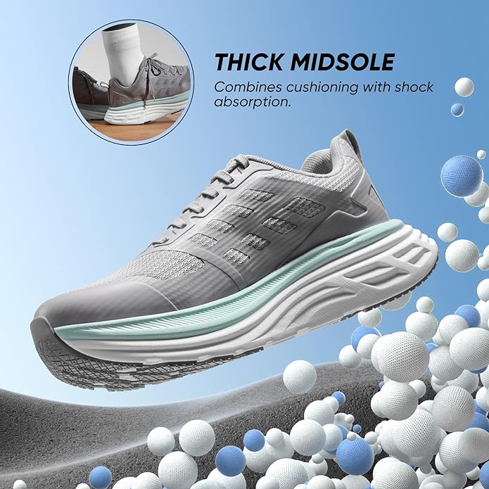 NORTIV 8 ActiveFloat Women's Breathable Athleisure Walking Sneakers