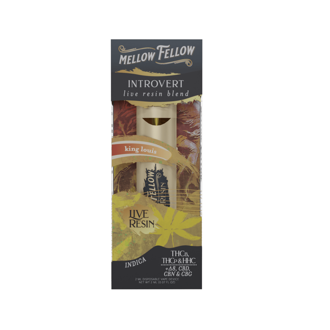 Introvert Blend 2ml Live Resin Disposable Vape - King Louis (Indica)