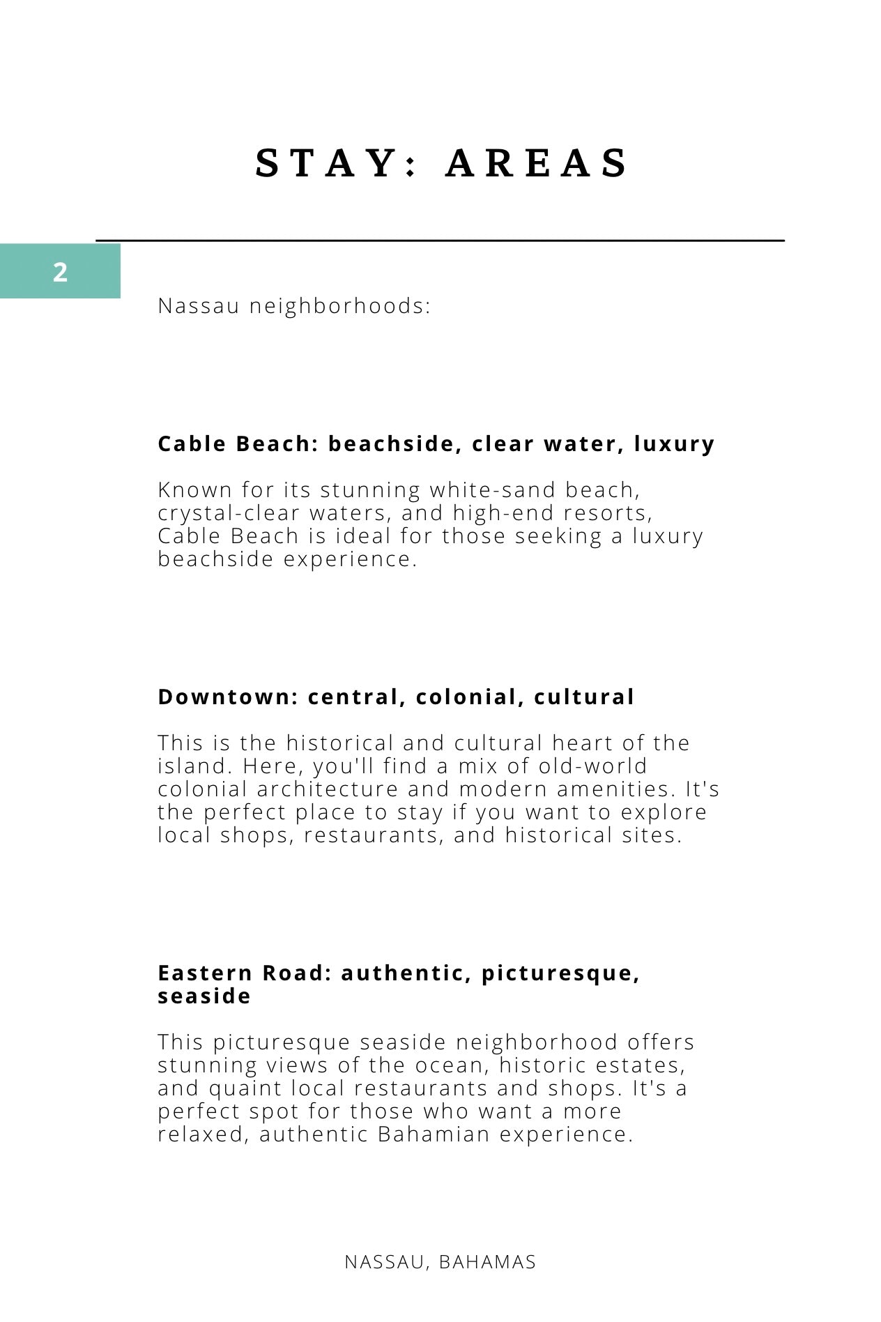 Nassau Bahamas Travel Planner: Pink Sands, Pigs & Paradise