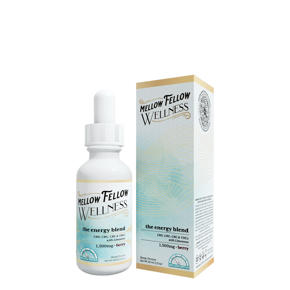 The Energy Blend CBD Tincture - 1500mg - Berry