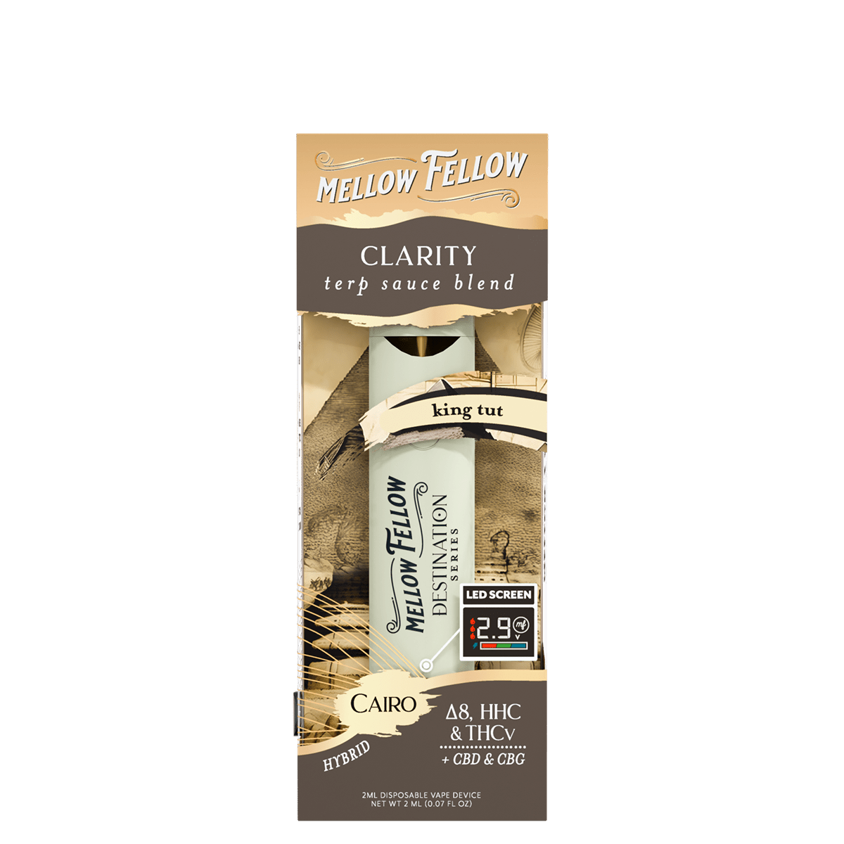 Clarity Blend - Terp Sauce 2ml Disposable Vape - King Tut (Hybrid)