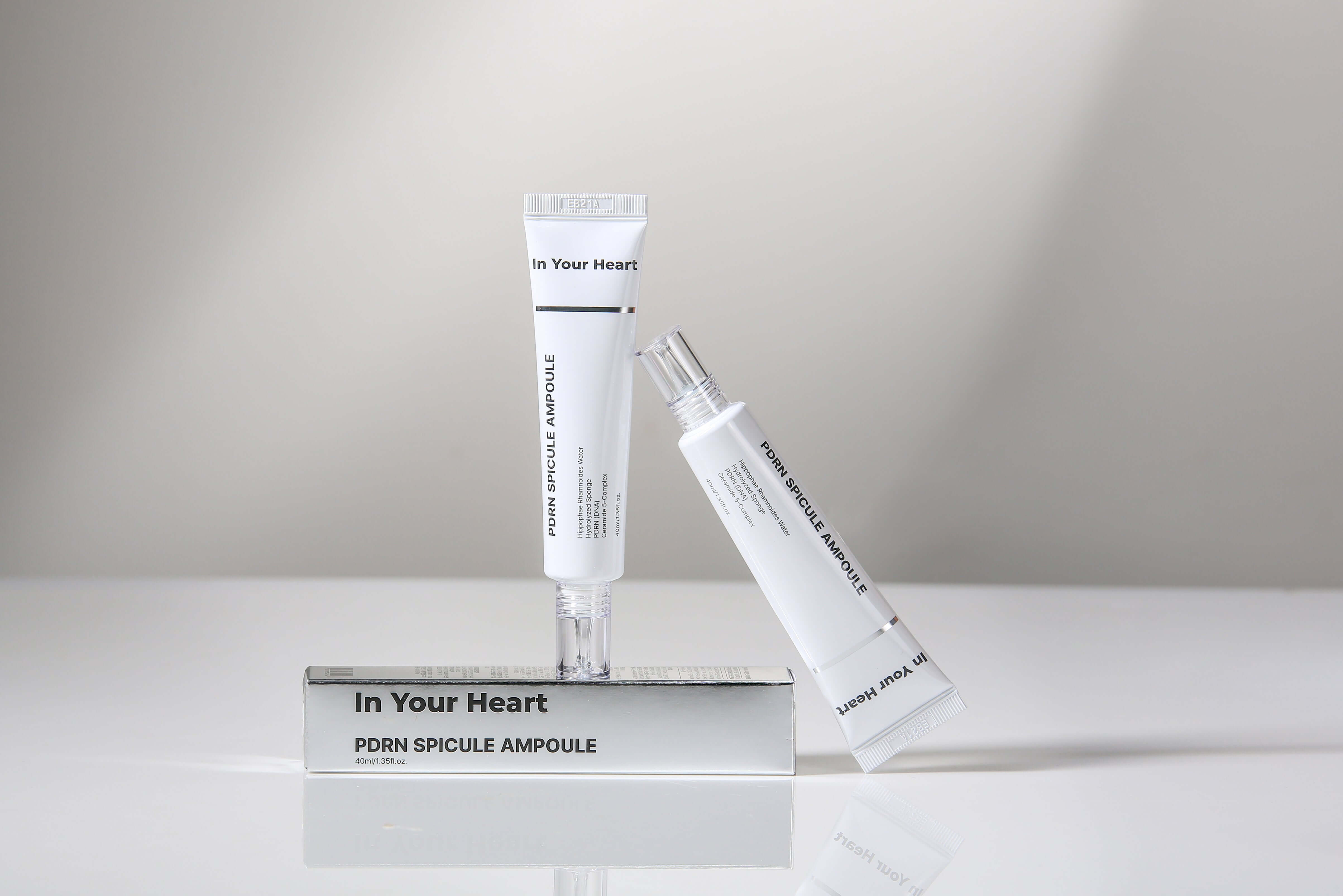 [In Your Heart] PDRN Spicule Ampoule & Calming Care Cream Duo