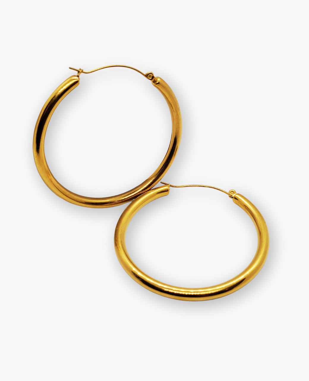Elaine Gold Hoop Earrings