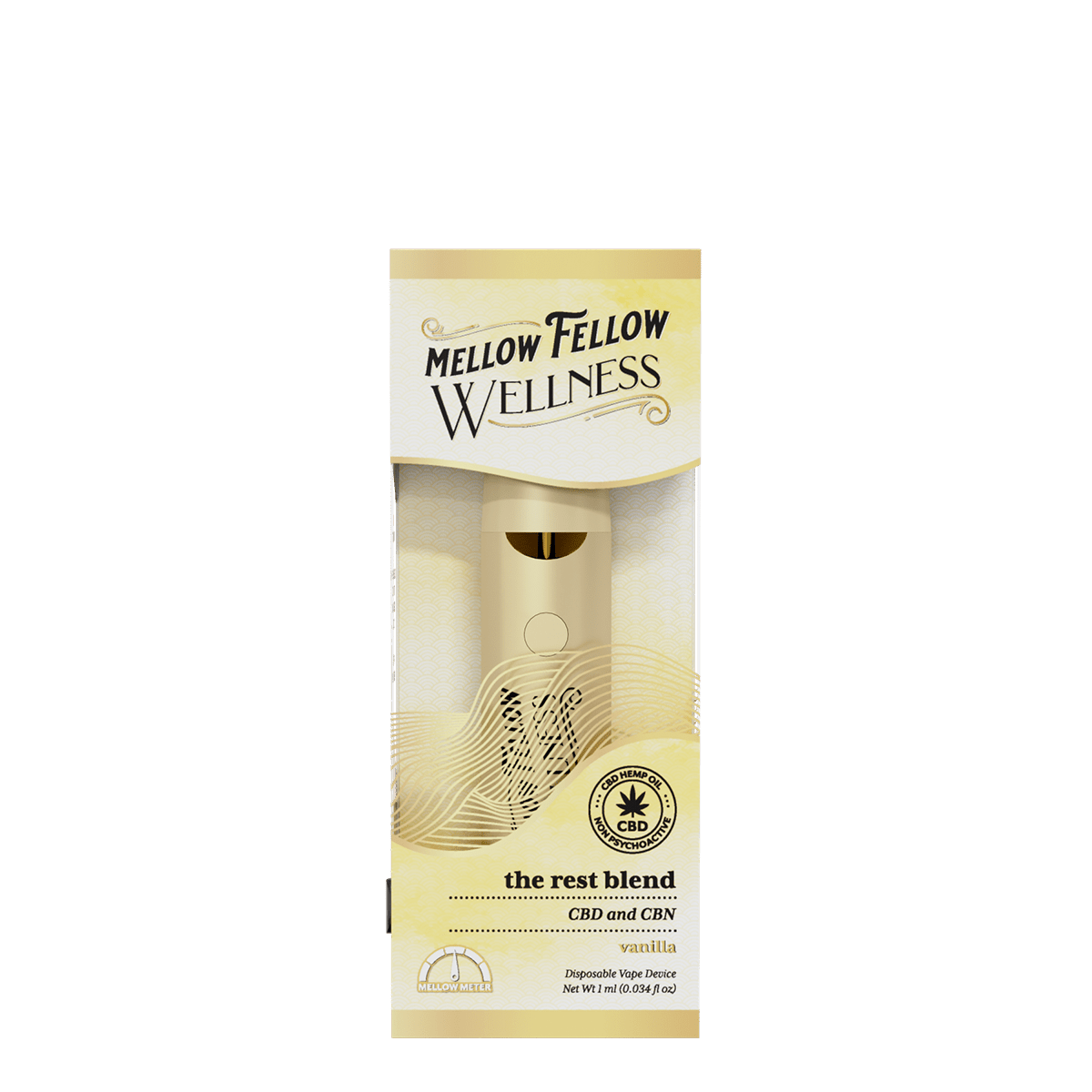 The Rest Blend - 1ml CBD Disposable Vape (Vanilla)
