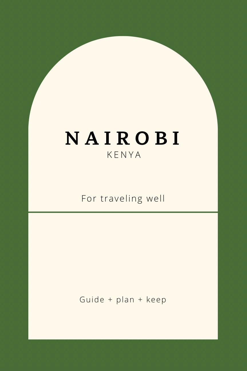 Nairobi Kenya Trip Planner: Safari, Culture & City Guidebook