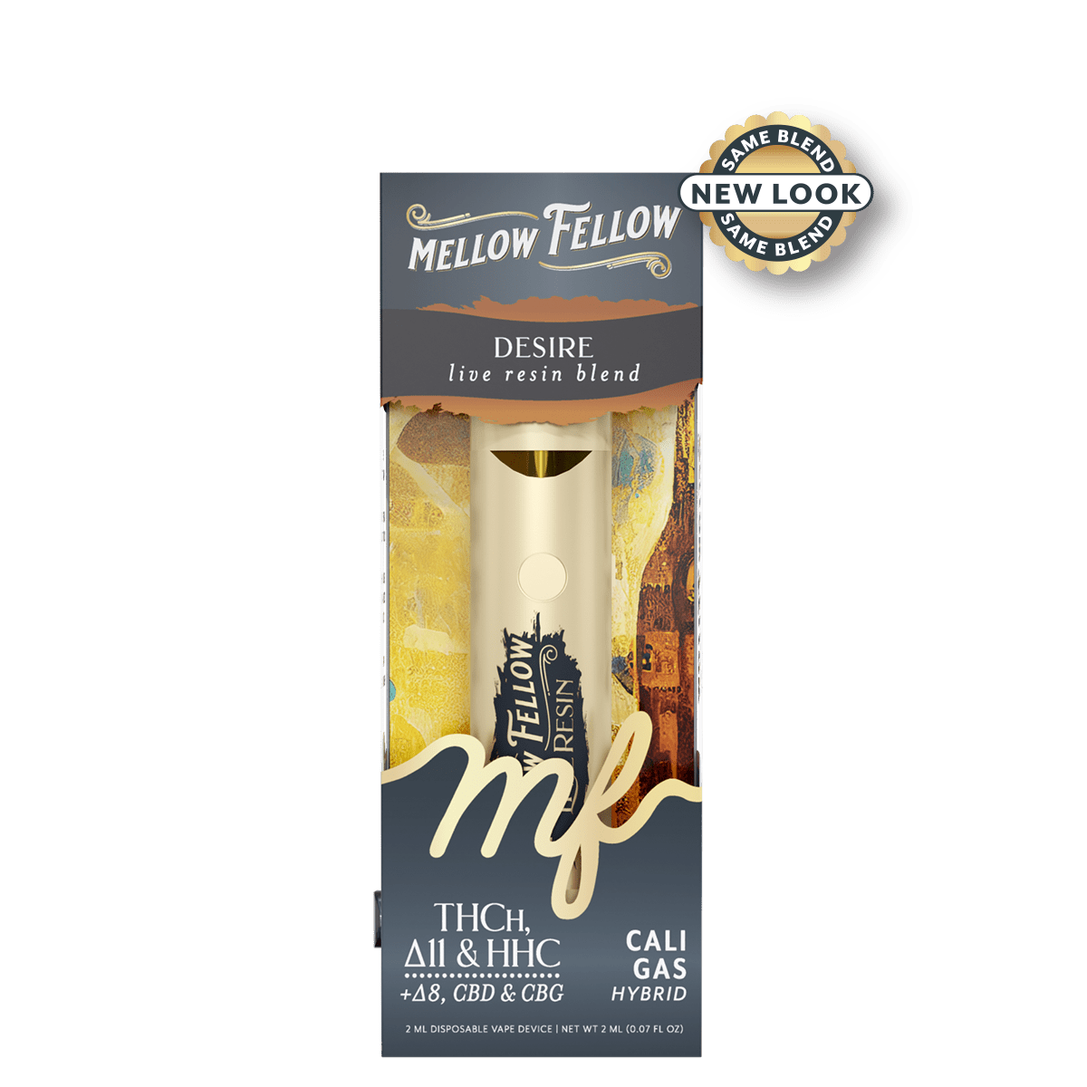 Desire Blend 2ml Live Resin Disposable Vape - Cali Gas (Hybrid)
