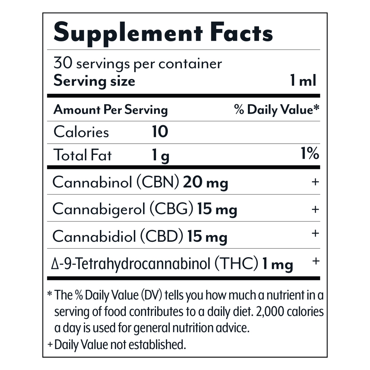 The Rest Blend CBD Tincture - 1500mg - Mint