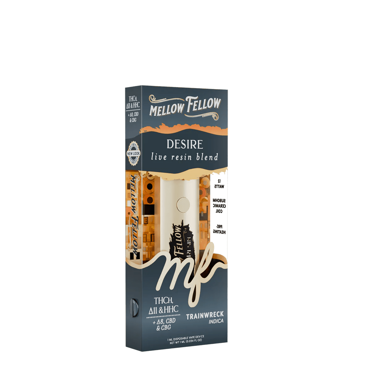 Desire Blend - Live Resin 1ml Disposable Vape - Trainwreck (Indica)