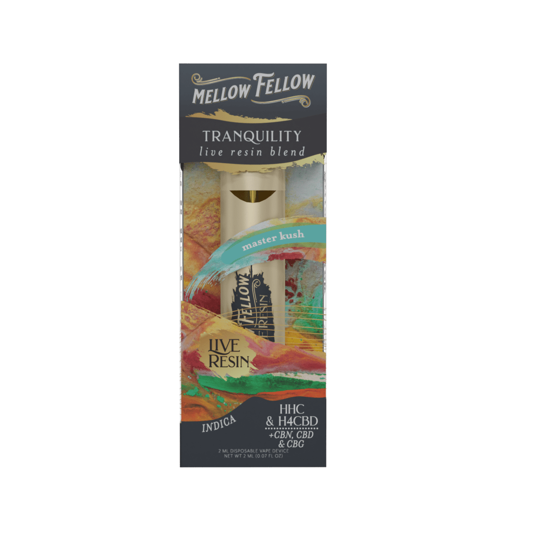 Tranquility Blend 2ml Live Resin Disposable Vape - Master Kush (Indica)