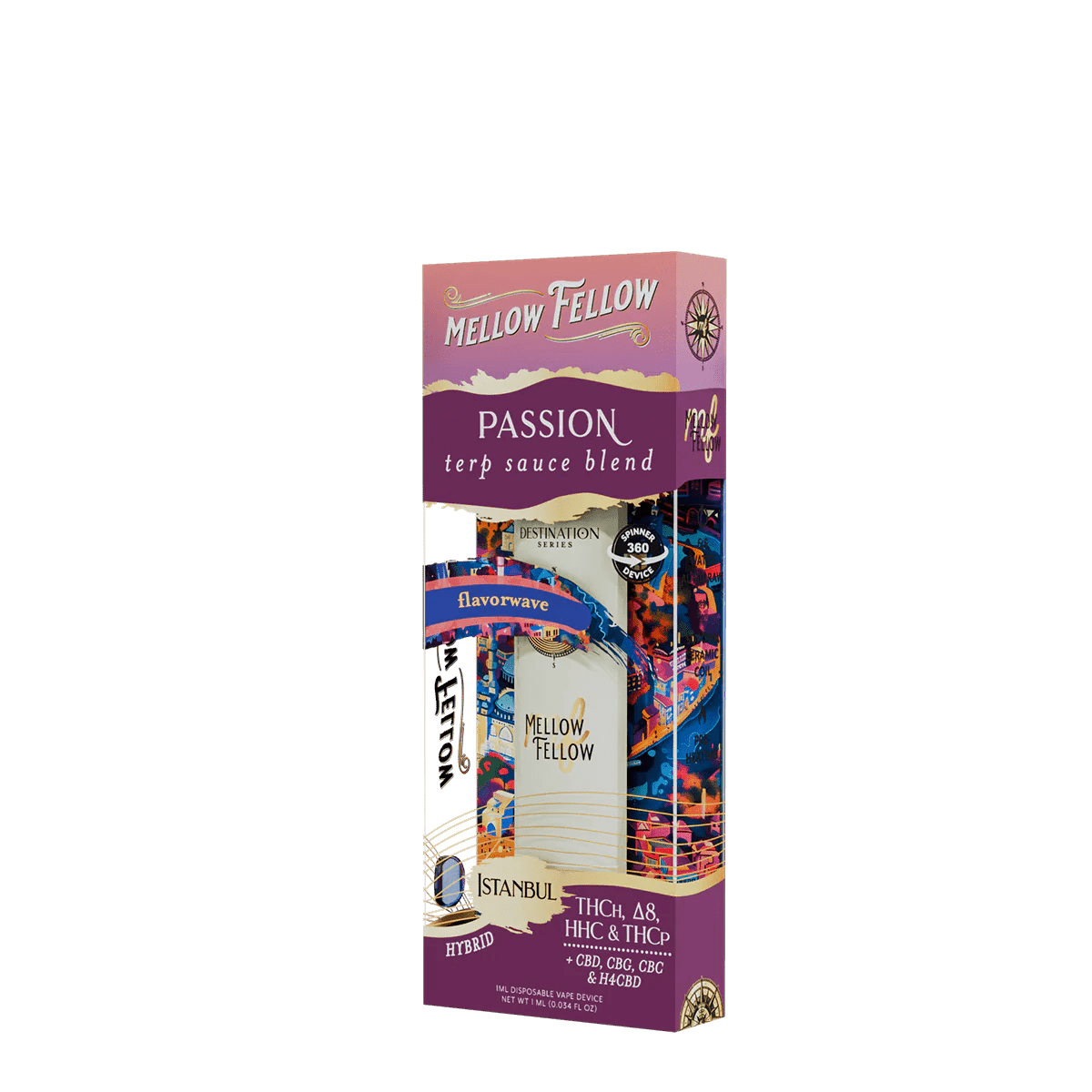 Passion Blend - Terp Sauce 1ml Disposable Spinner Vape - Flavorwave (Hybrid)
