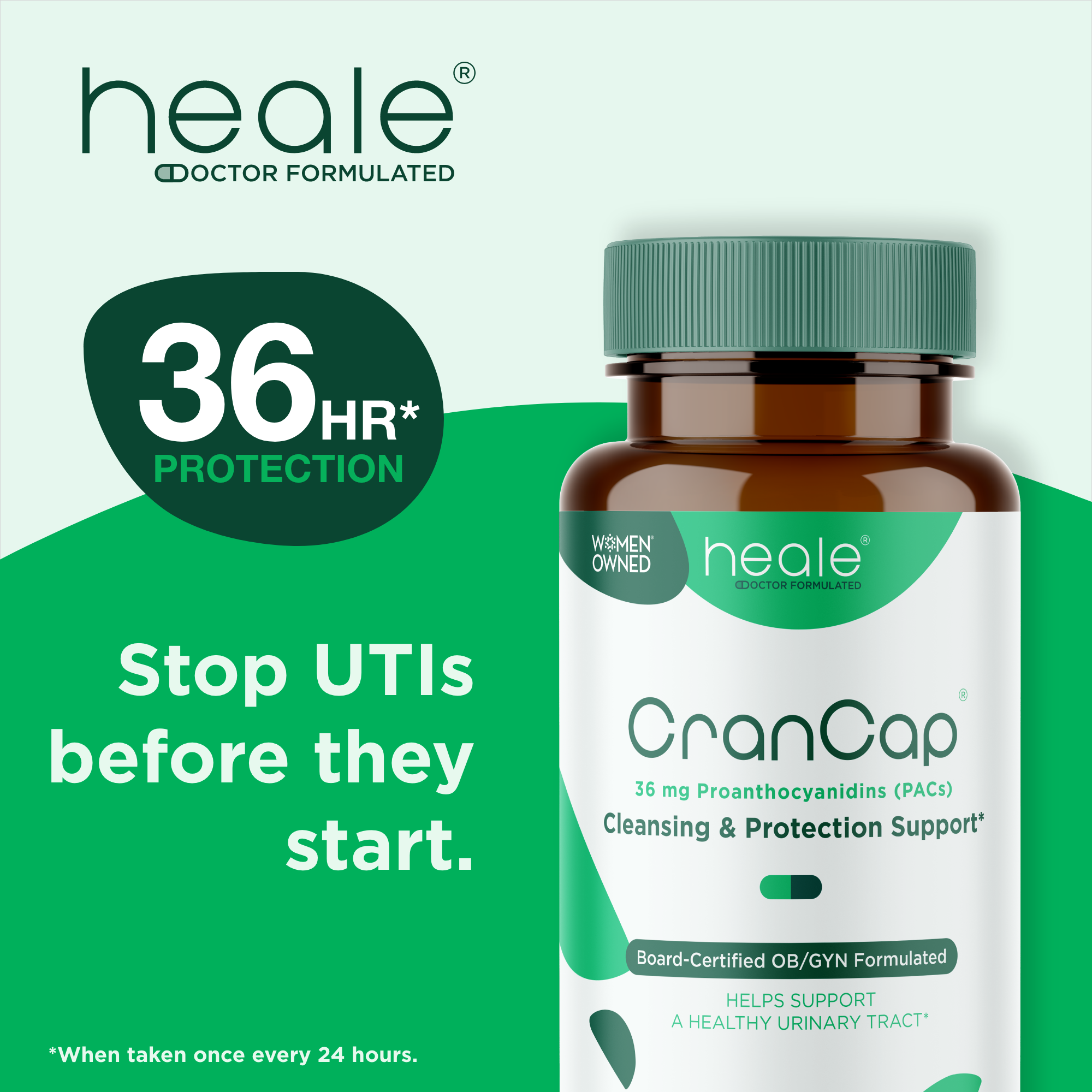 CranCap PAC Urinary Tract Support