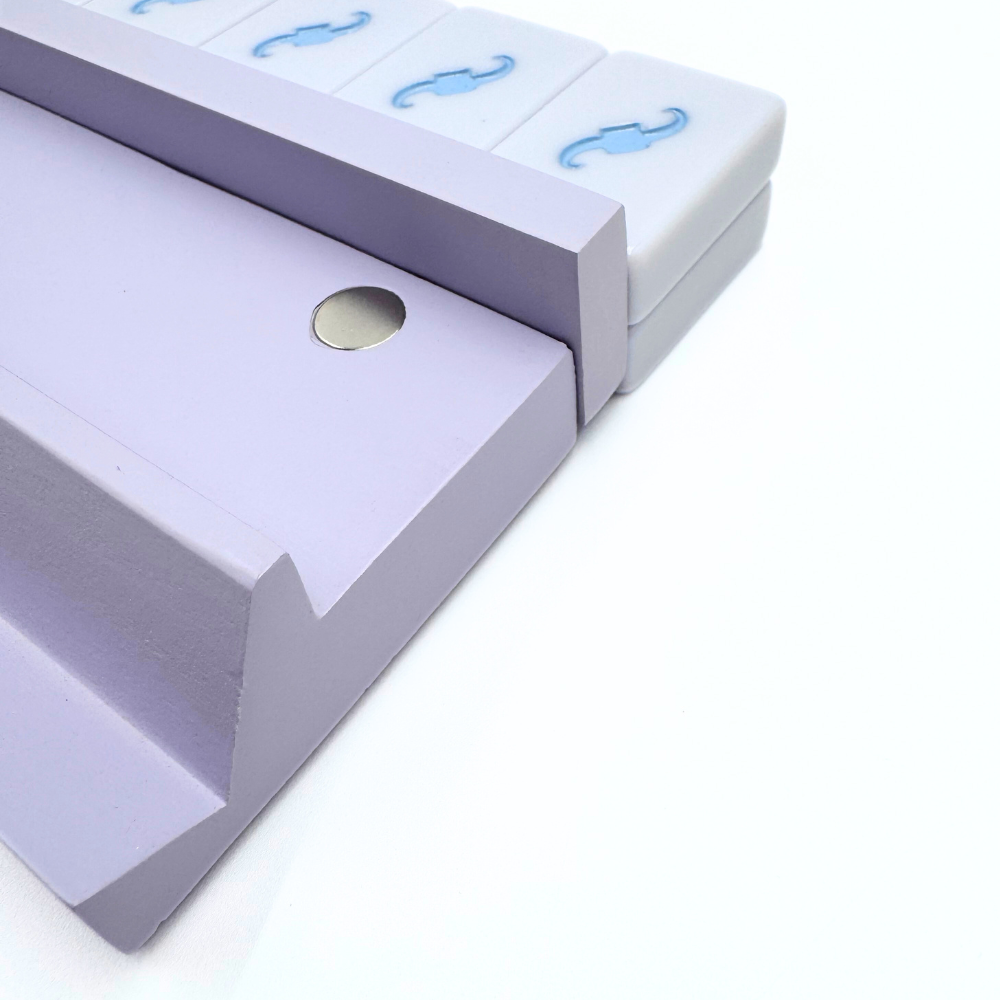 MAHJONG RACKS  |  Wooden  |  4 Racks + 4 Magnetic Pushers