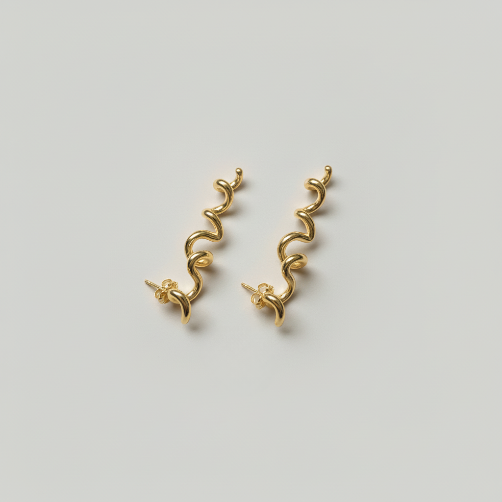 Love Earrings - Gold Plated