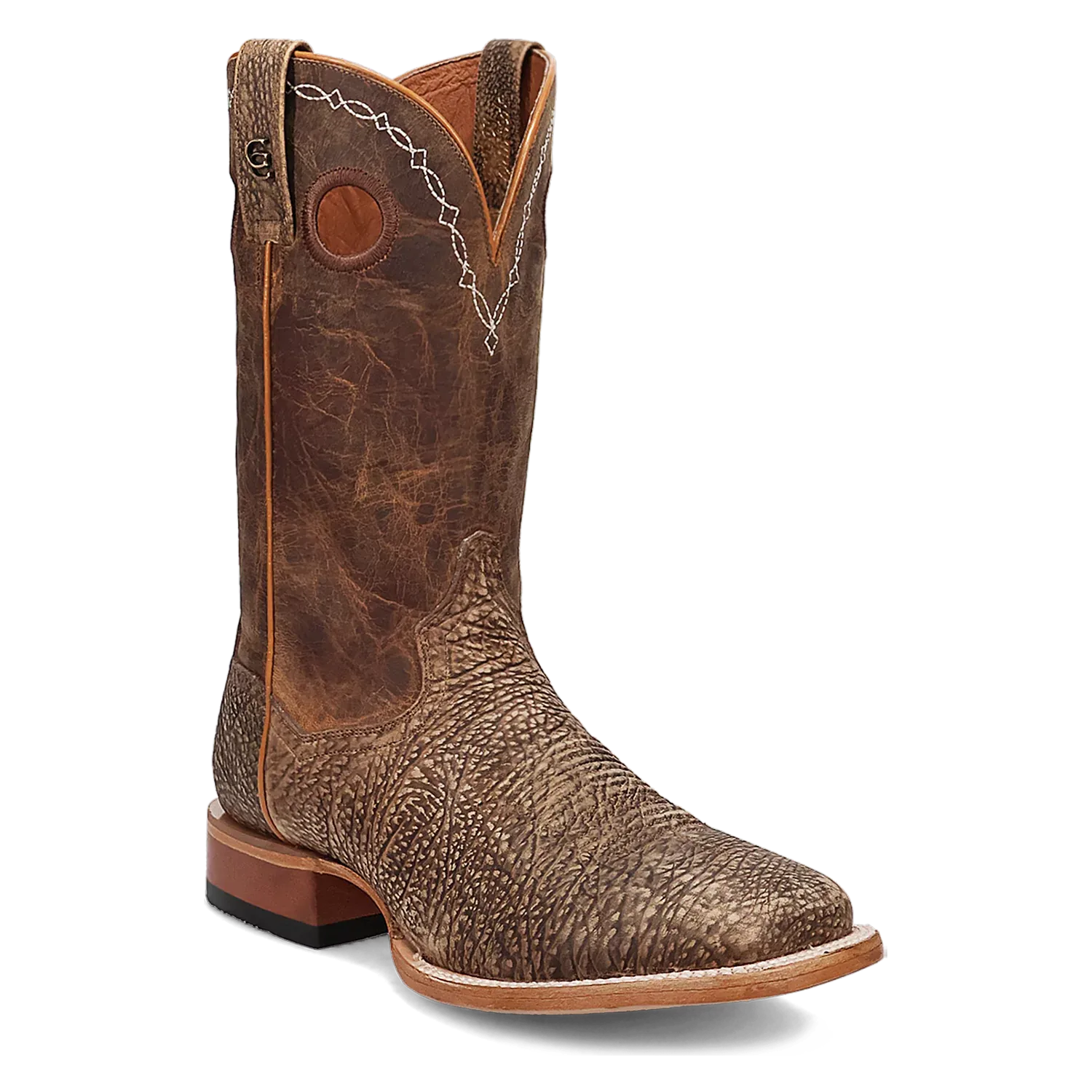 Dan Post Murray - Men's Bison Leather Cowboy Boots