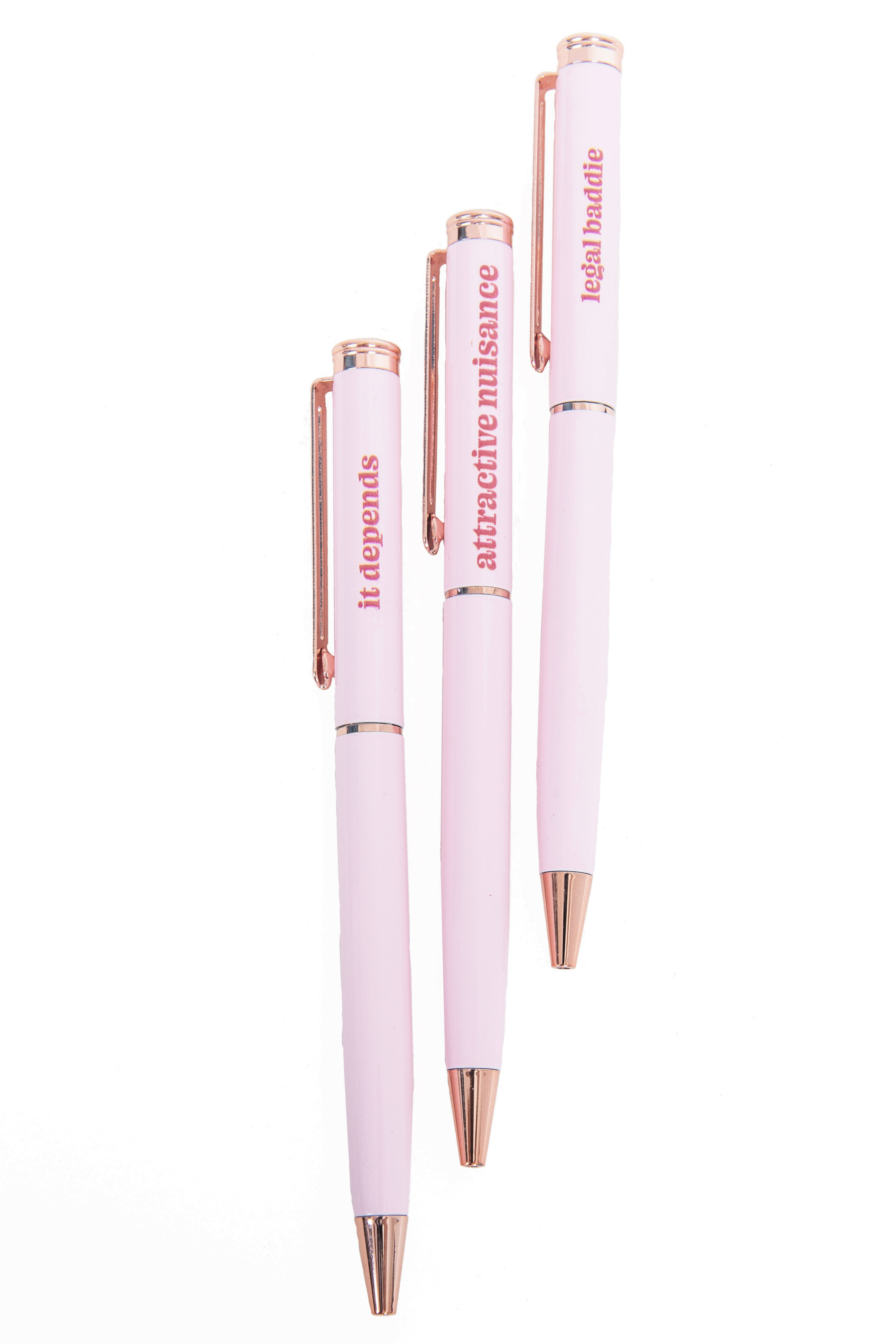 Legal Baddie Pen Set