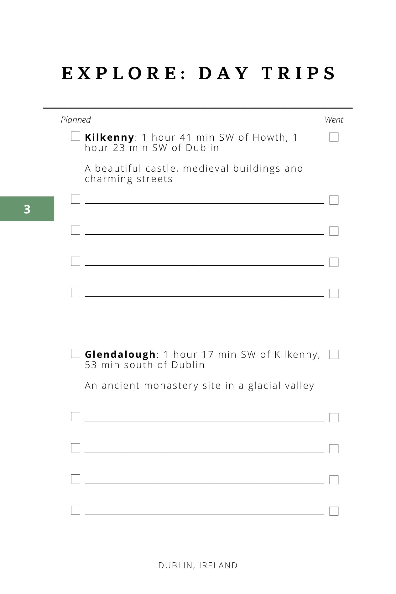 Dublin Trip Planner, An Ireland Guide for a Stress Free Journey