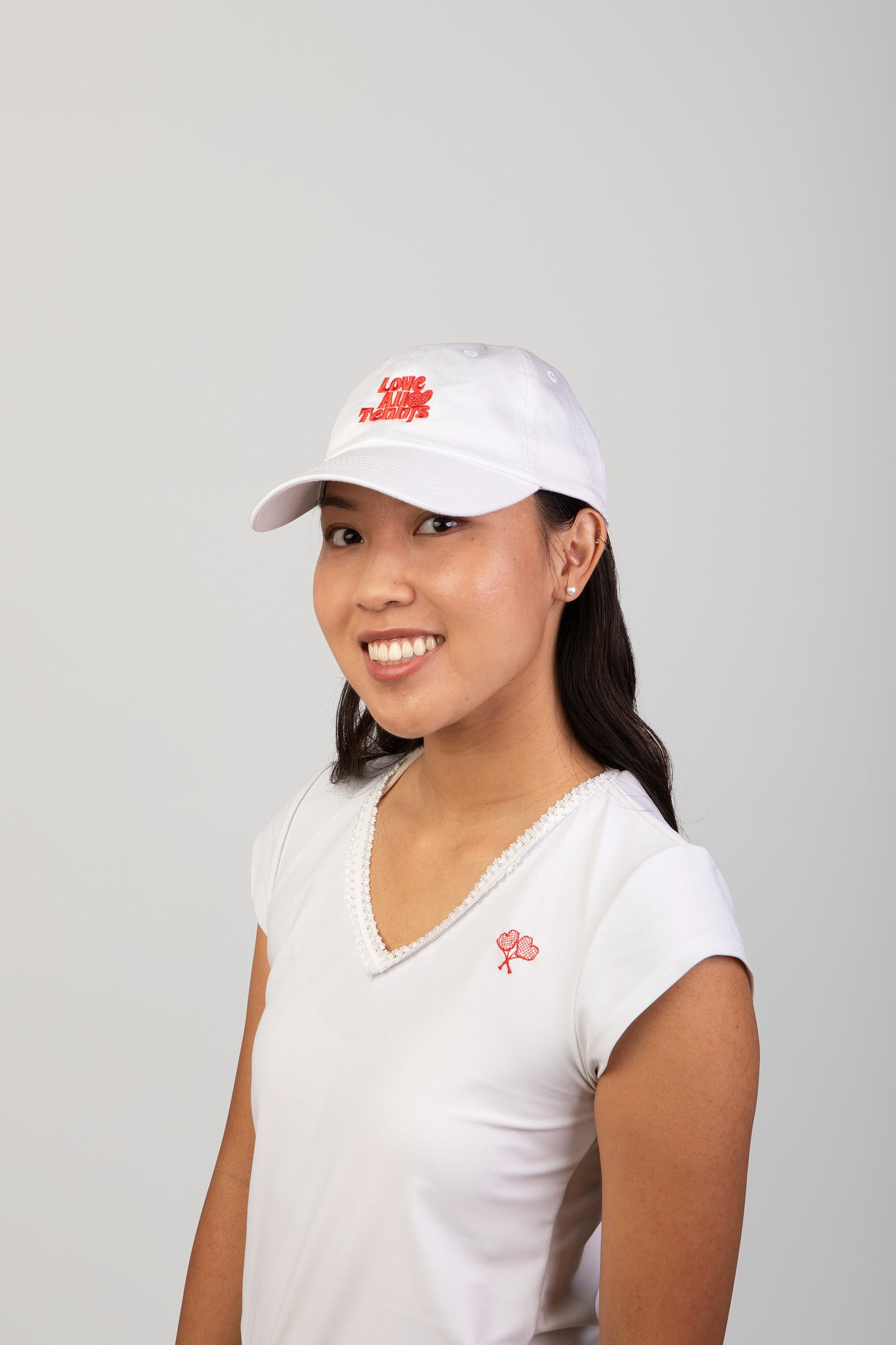 Love All Tennis Premium Baseball Hat