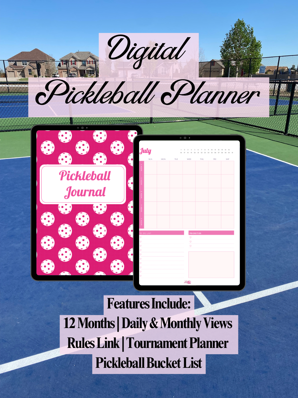 Pickleball Digital Planner