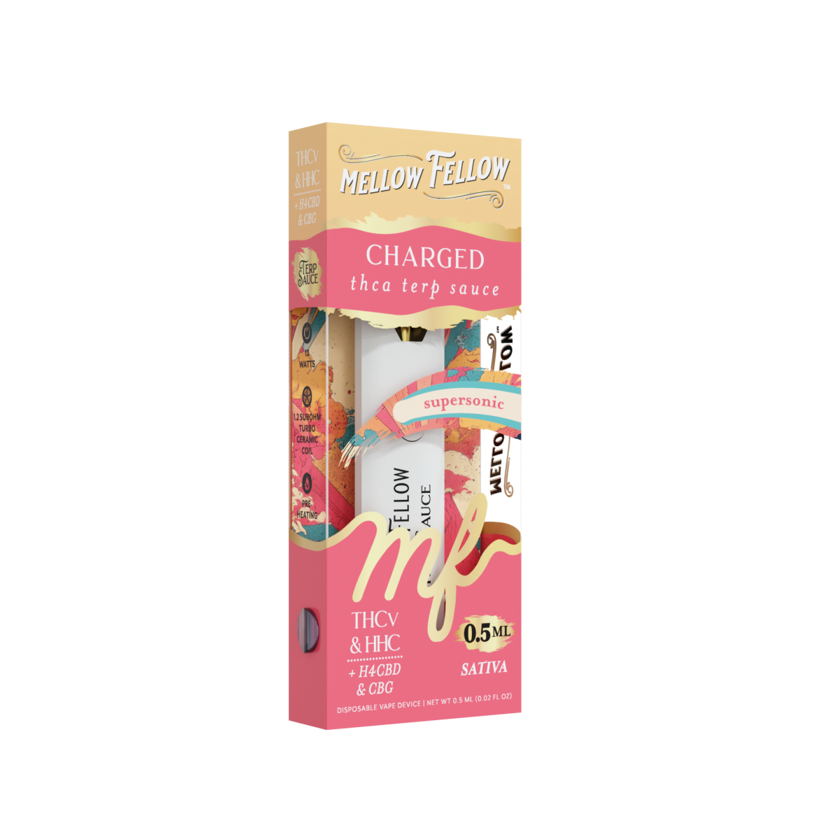 Charged Blend 0.5ml Terp Sauce Disposable Vape - Supersonic (Sativa)