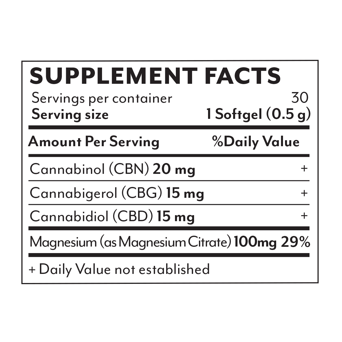 The Rest Blend Softgels - 1500mg
