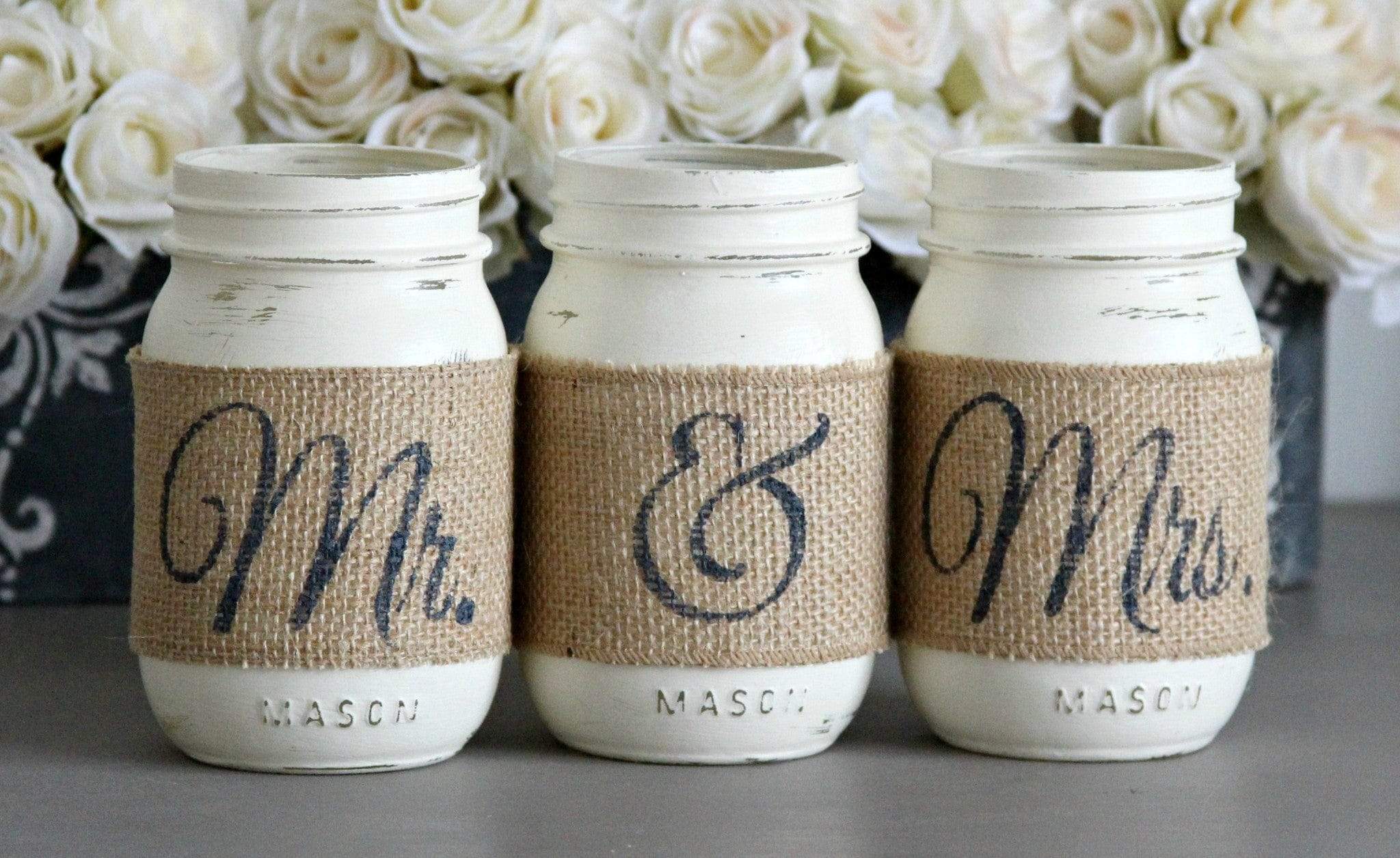 Mrs. & Mrs. Wedding Decor | Bridal Shower Decor | Same Sex Table Centerpieces