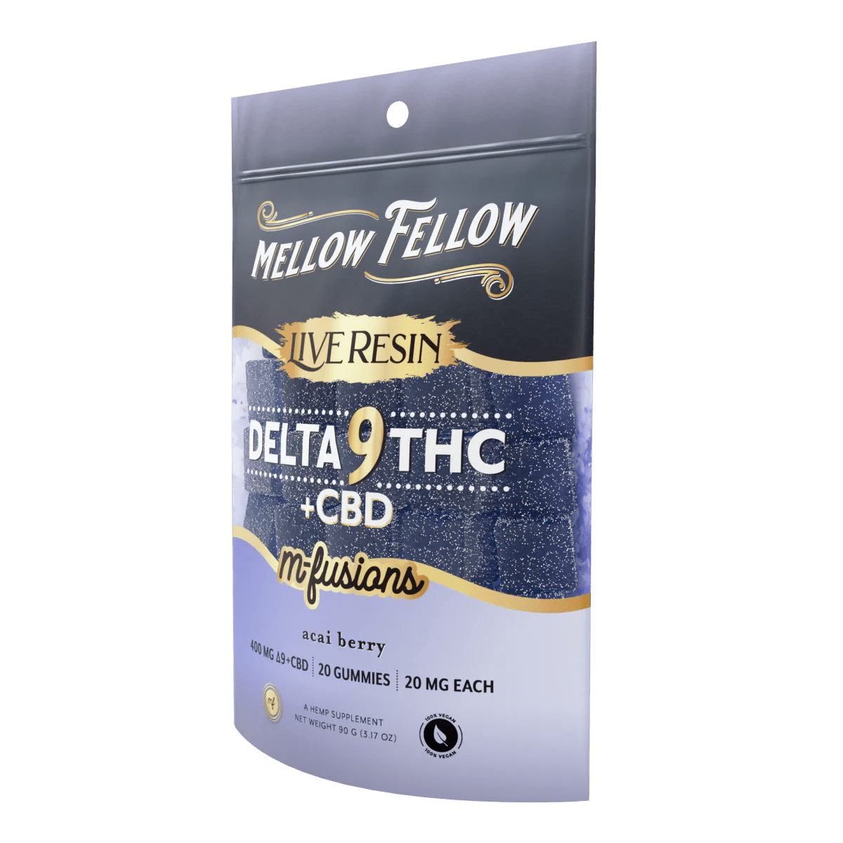 Delta 9 Live Resin Edibles 400mg - Acai