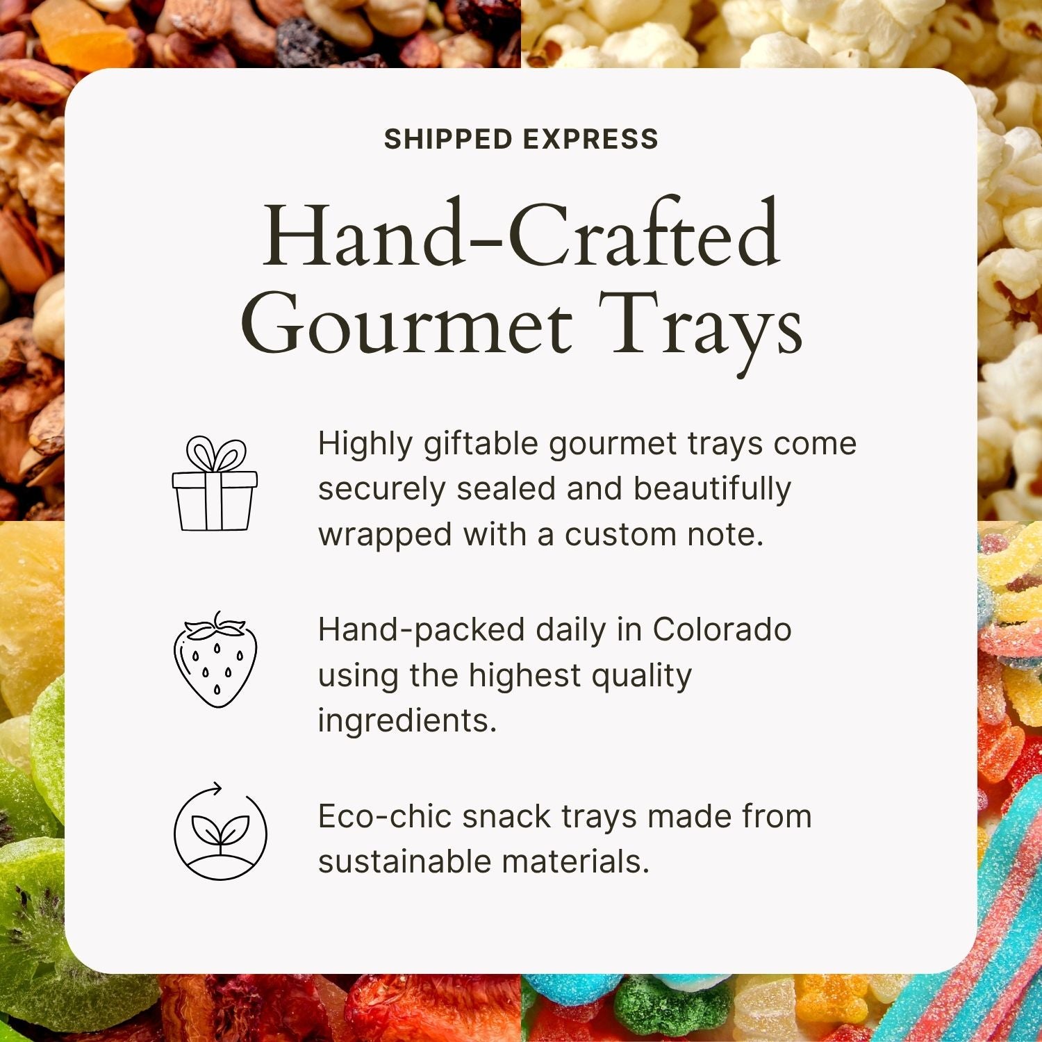 LOVE Gourmet Gift Box: Edible Letters Filled with Artisanal Treats
