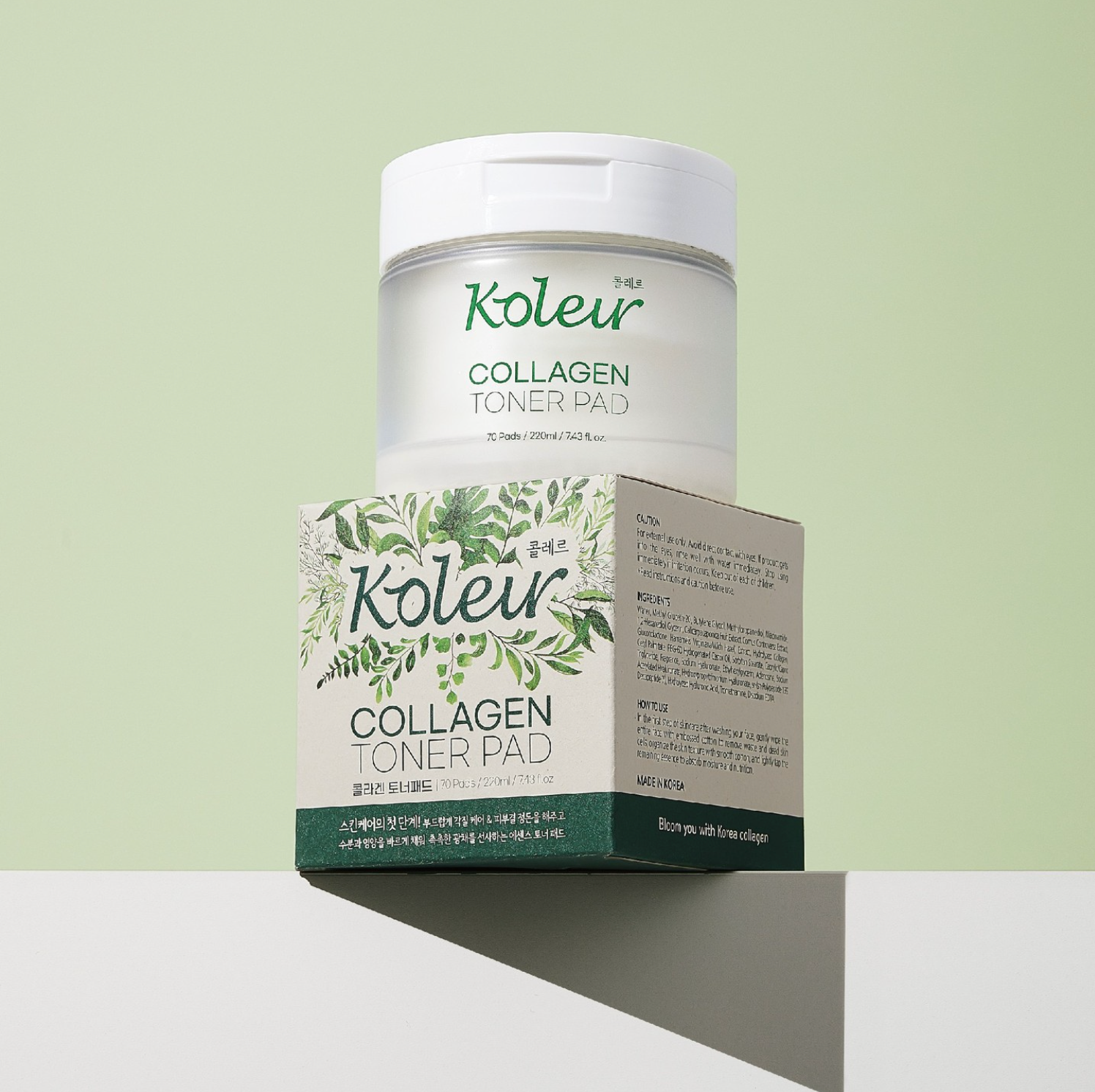 [Koleur] Collagen Toner Pads (70 count)