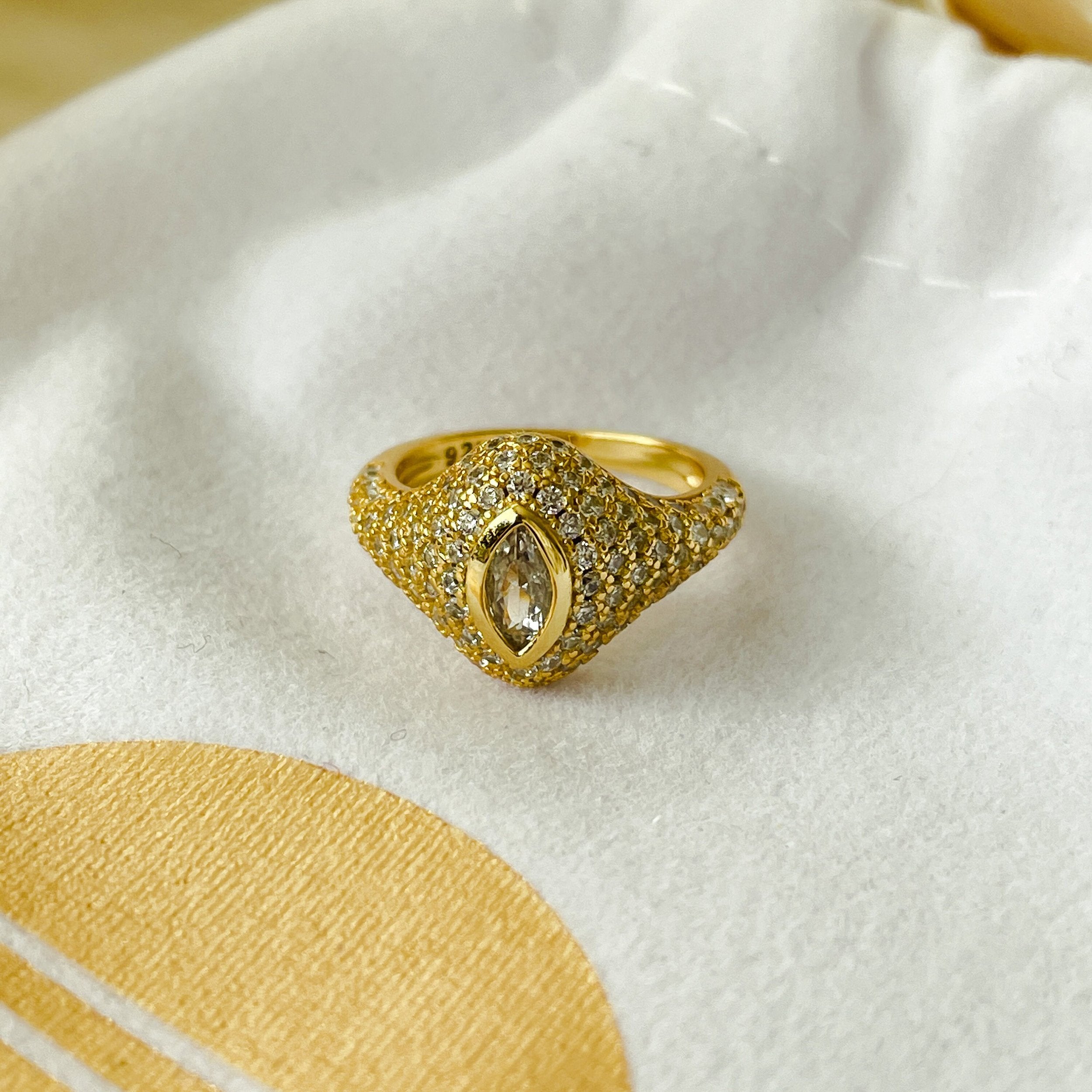 Pave Pinky Ring