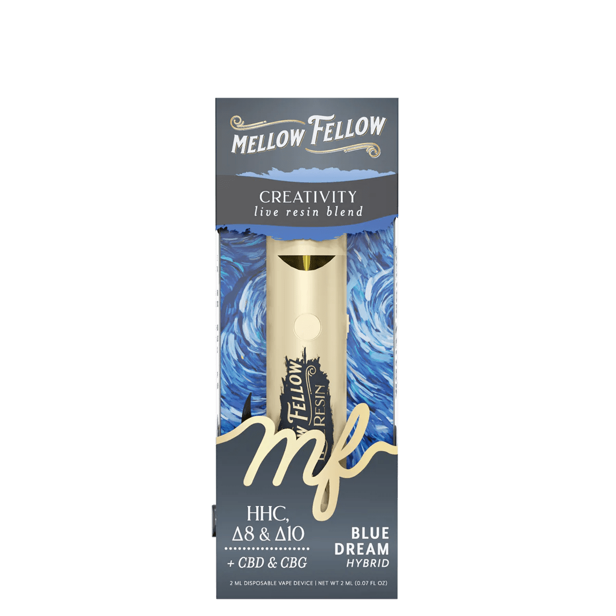 Creativity Blend 2ml Live Resin Disposable Vape - Blue Dream (Hybrid)