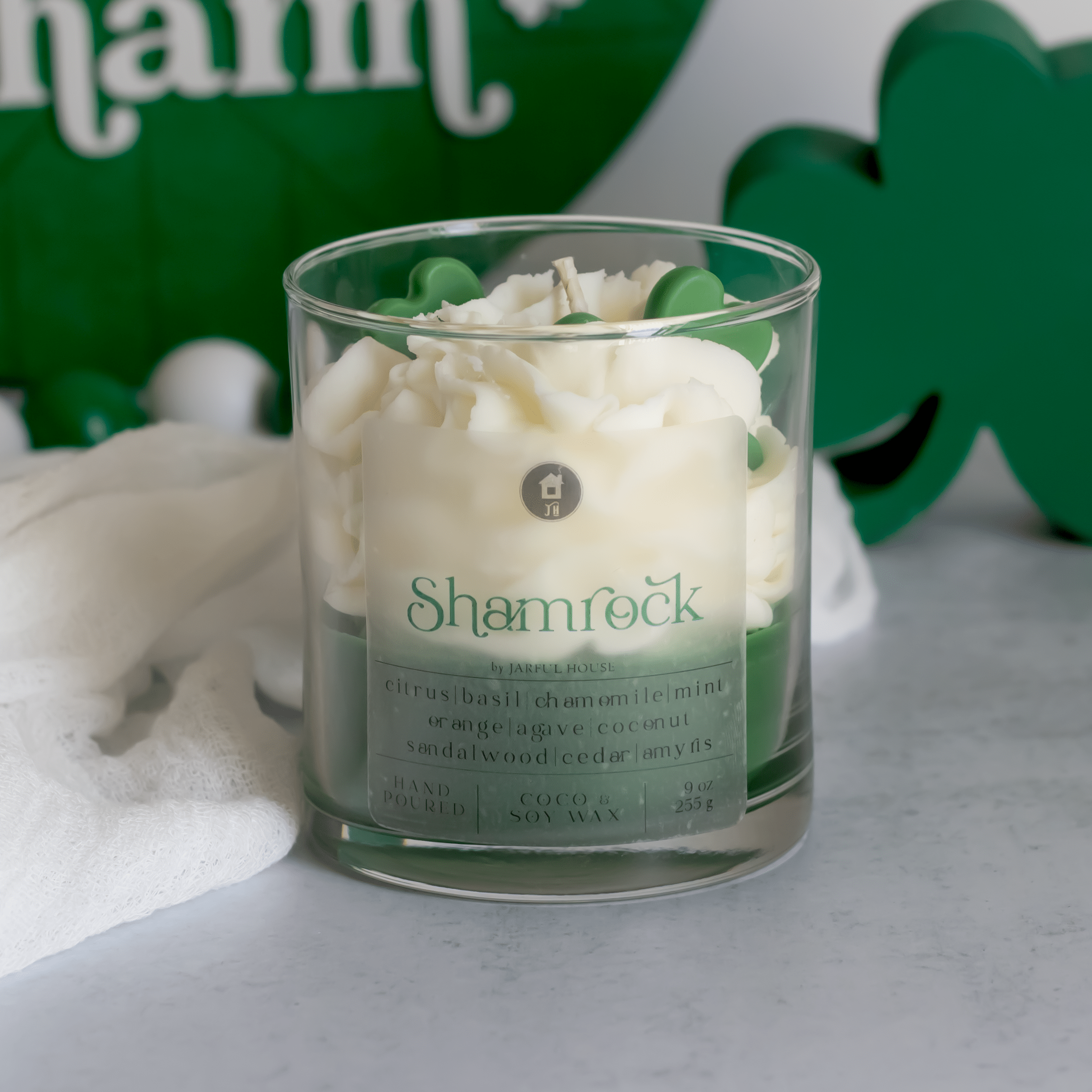 Dessert Candle Shamrock | St.Patrick's Day Gift