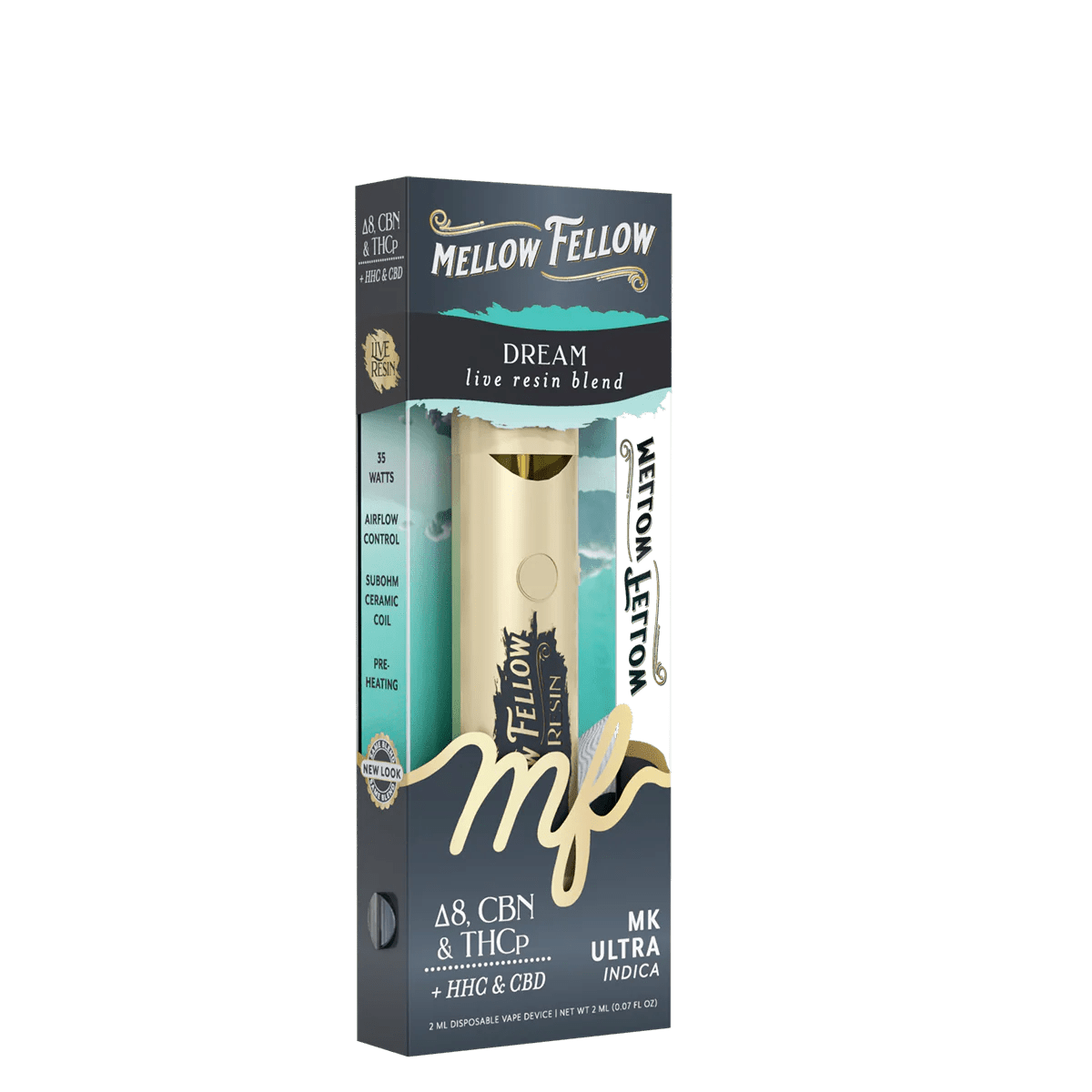 Dream Blend 2ml Live Resin Disposable Vape - MK Ultra (Indica)