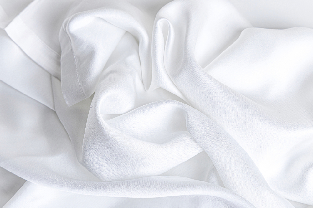 Sateen Sheet Set in Ivory White