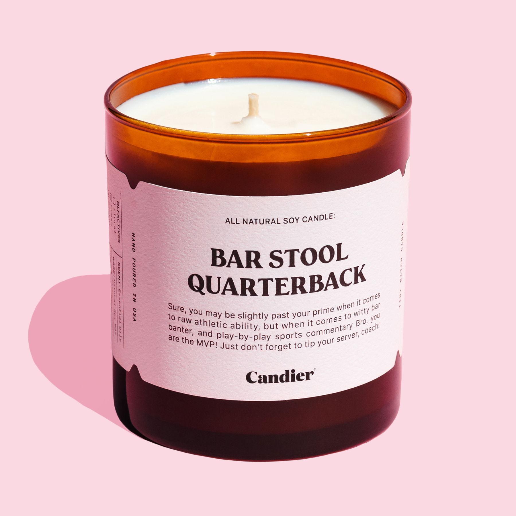 BARSTOOL QBACK CANDLE