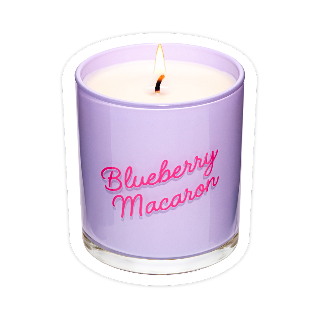BLUEBERRY MACARON CANDLE