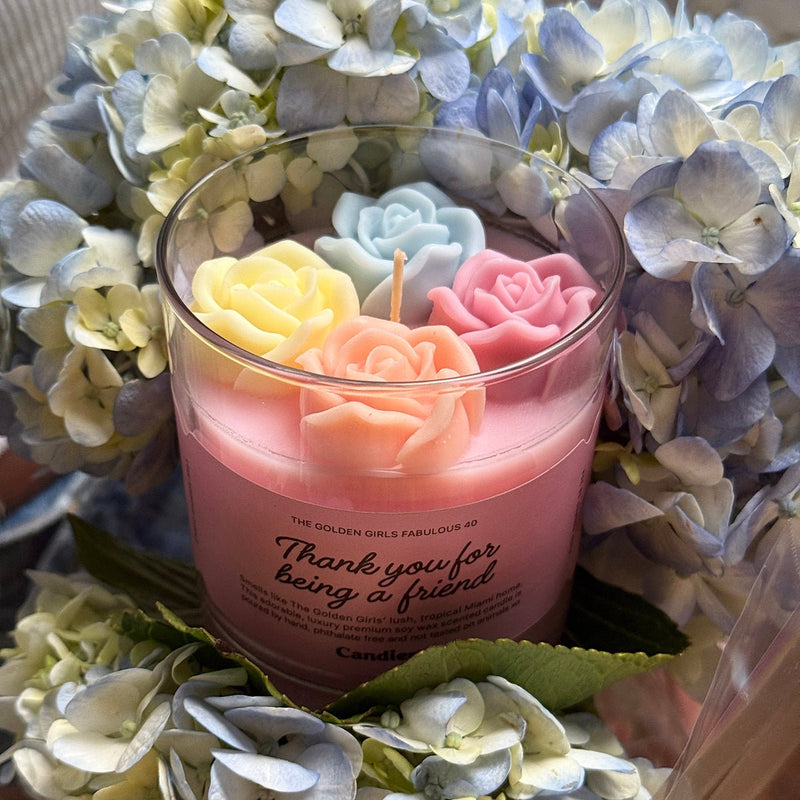 The Golden Girls Flower Candle