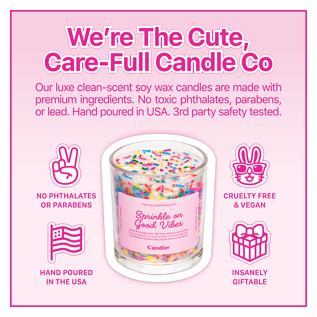 Sprinkle On Good Vibes Candle