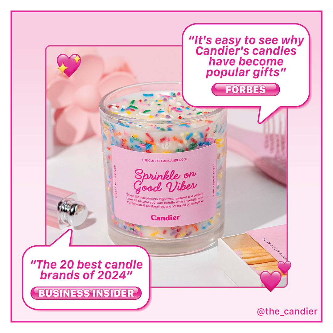 Sprinkle On Good Vibes Candle
