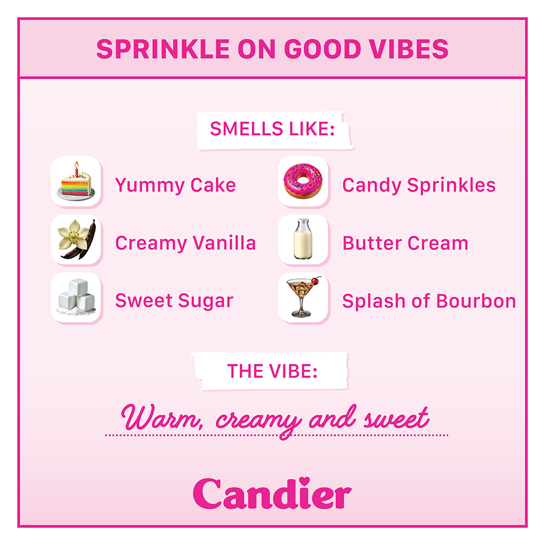 Sprinkle On Good Vibes Candle