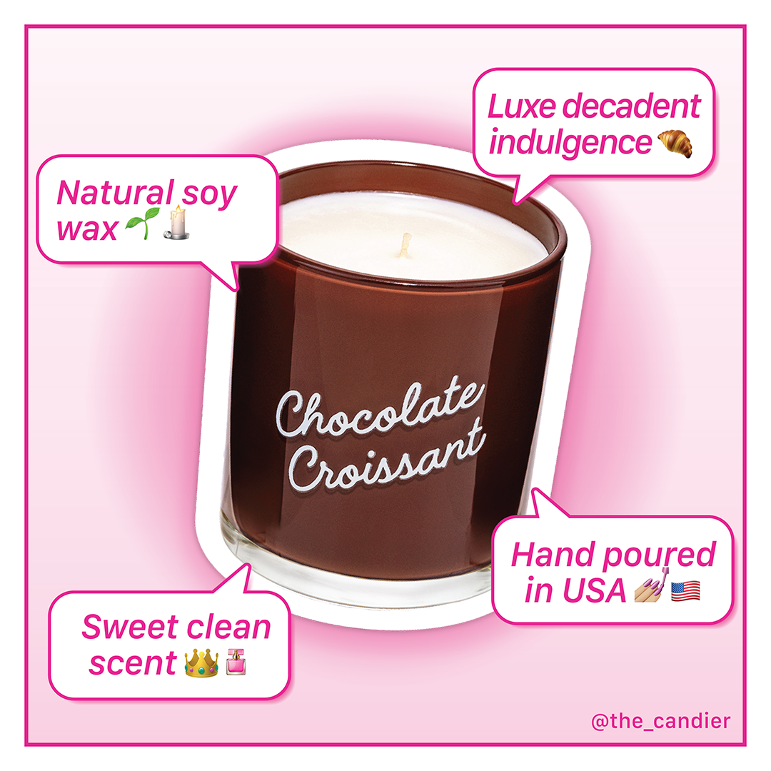 CHOCOLATE CROISSANT CANDLE