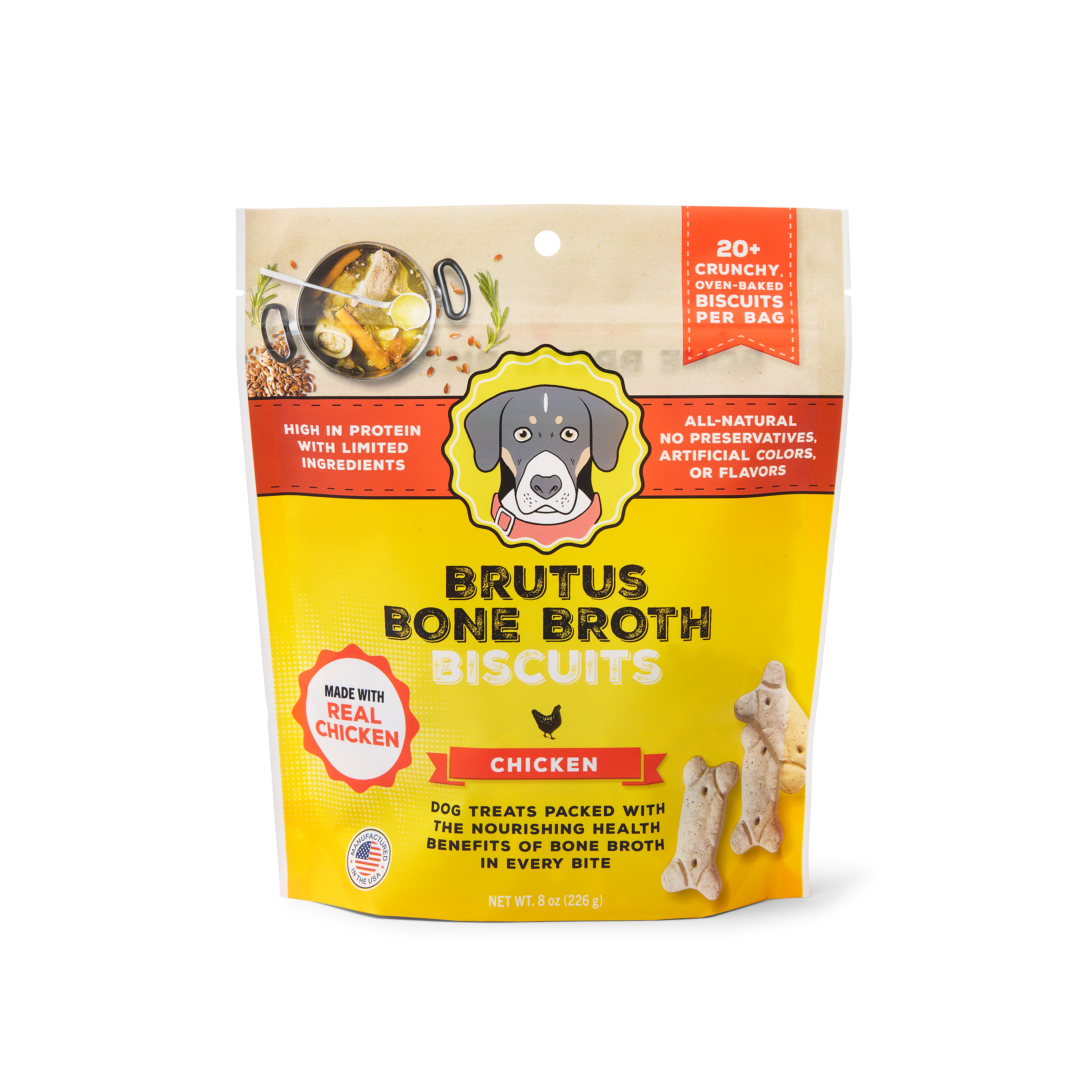 Brutus Bone Broth Biscuits (Chicken)