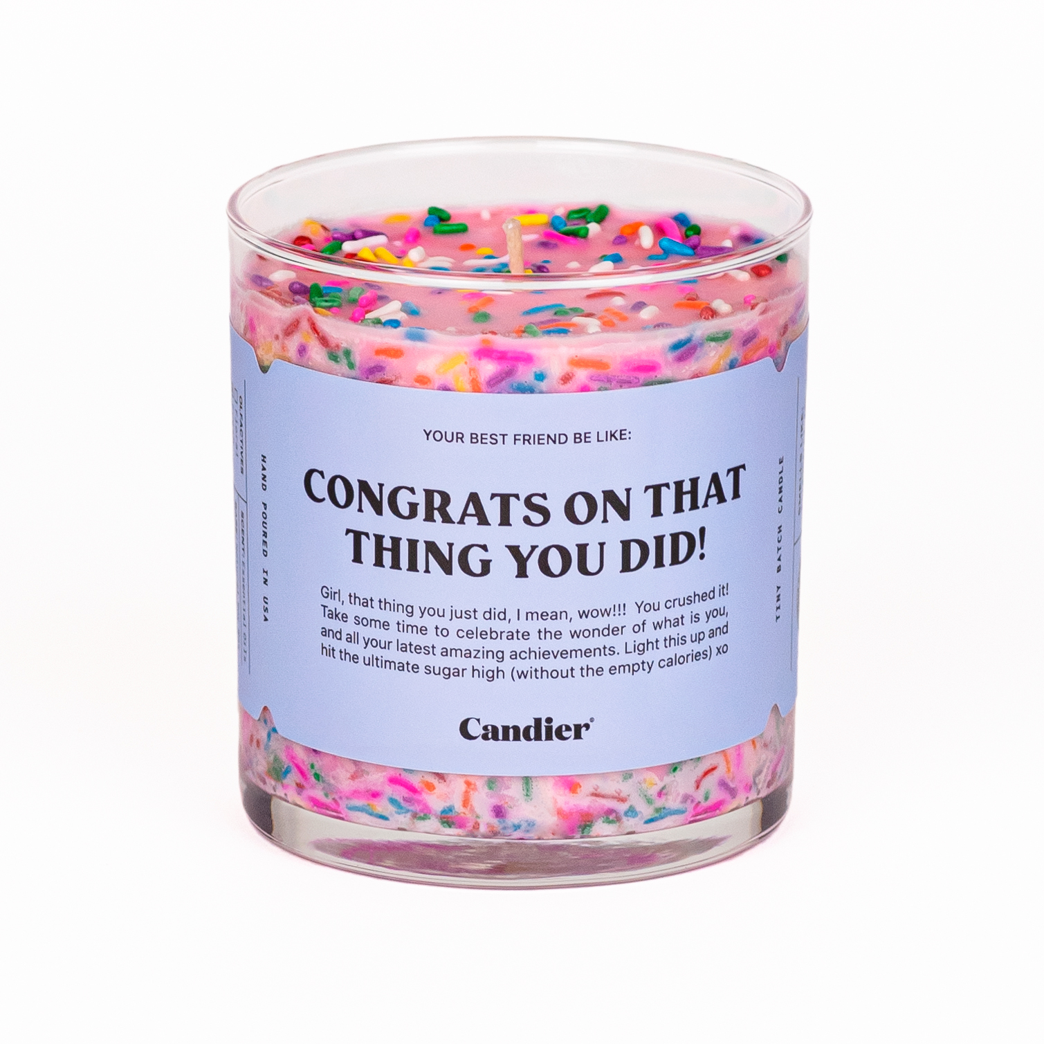 CONGRATS ON THAT THING YOU DID